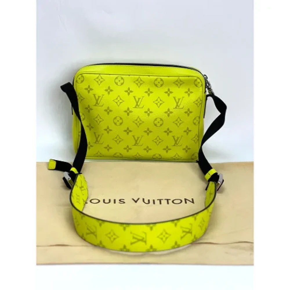 Louis Vuitton Vintage Pre-owned Canvas crossbody-bags Yellow Dames