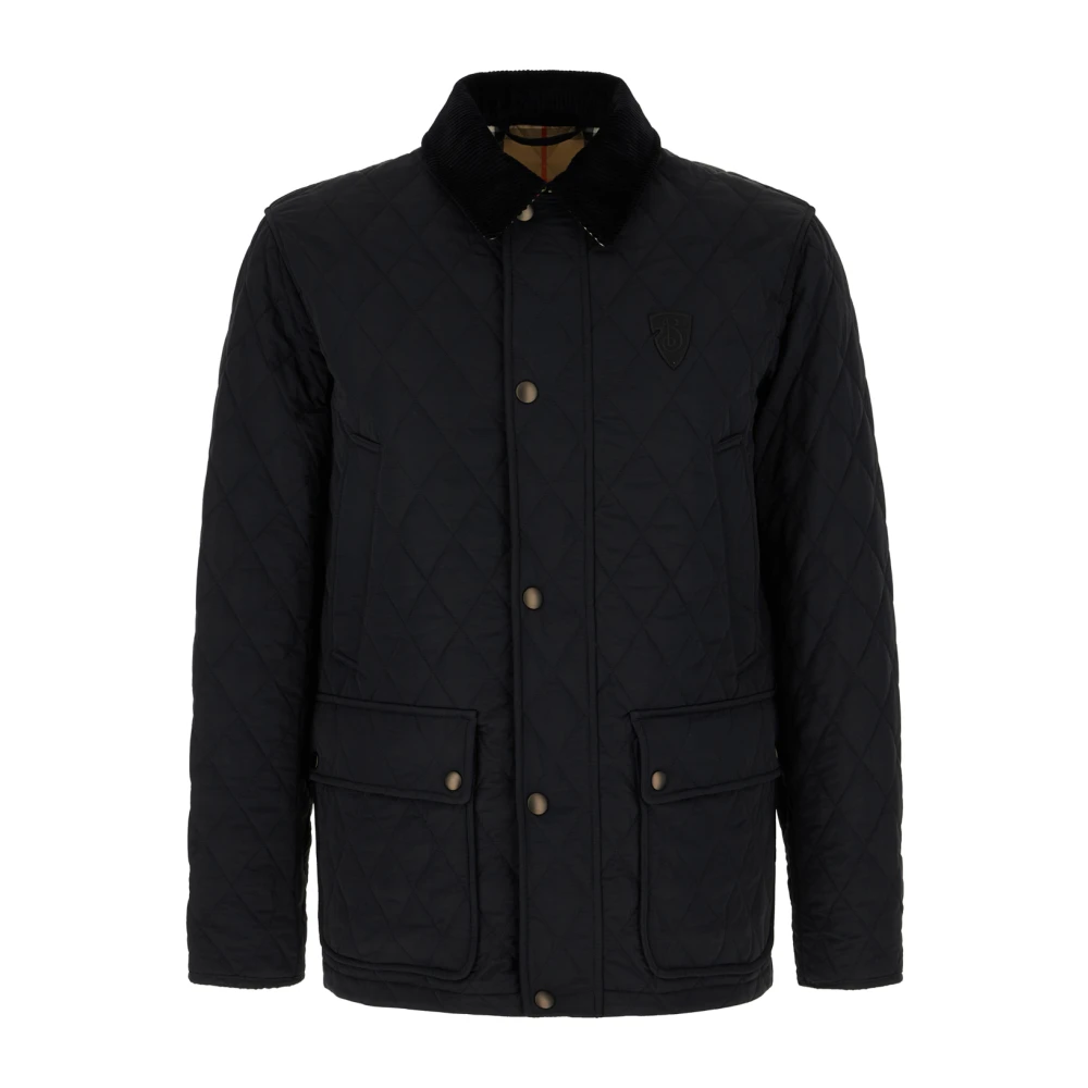 Burberry Pufferjacks voor stijlvolle winterlook Black Heren