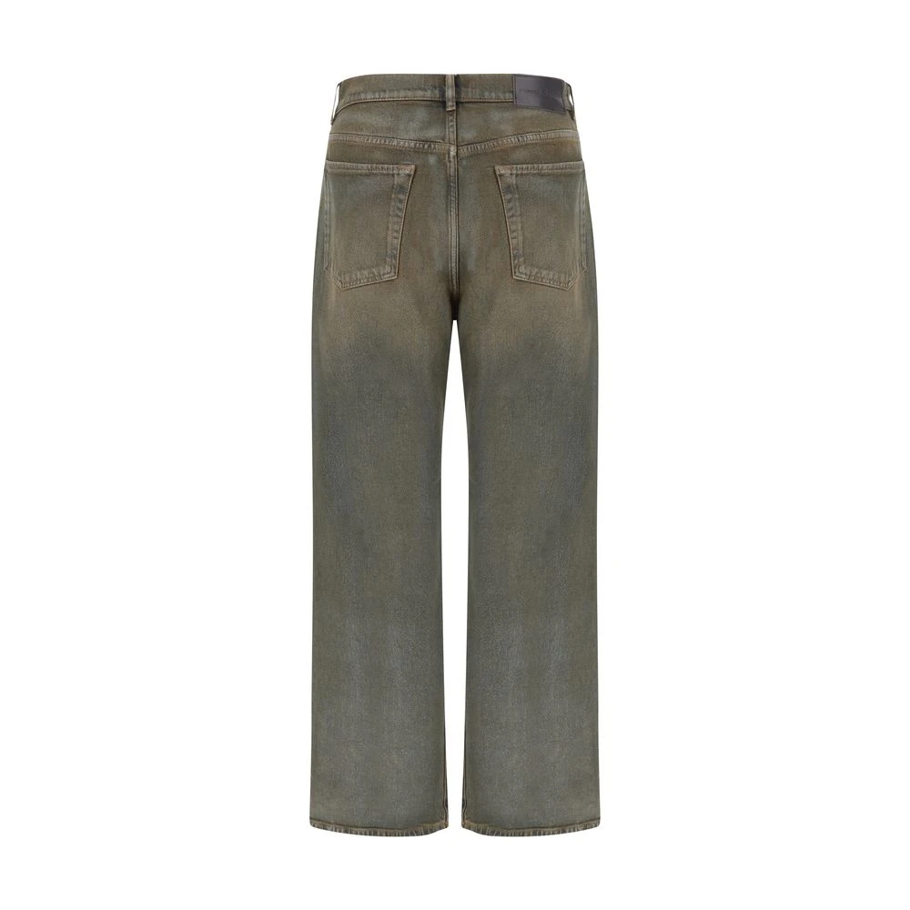 pinko Denim Broek Rechte Five-Pocket Stijl Blue Dames