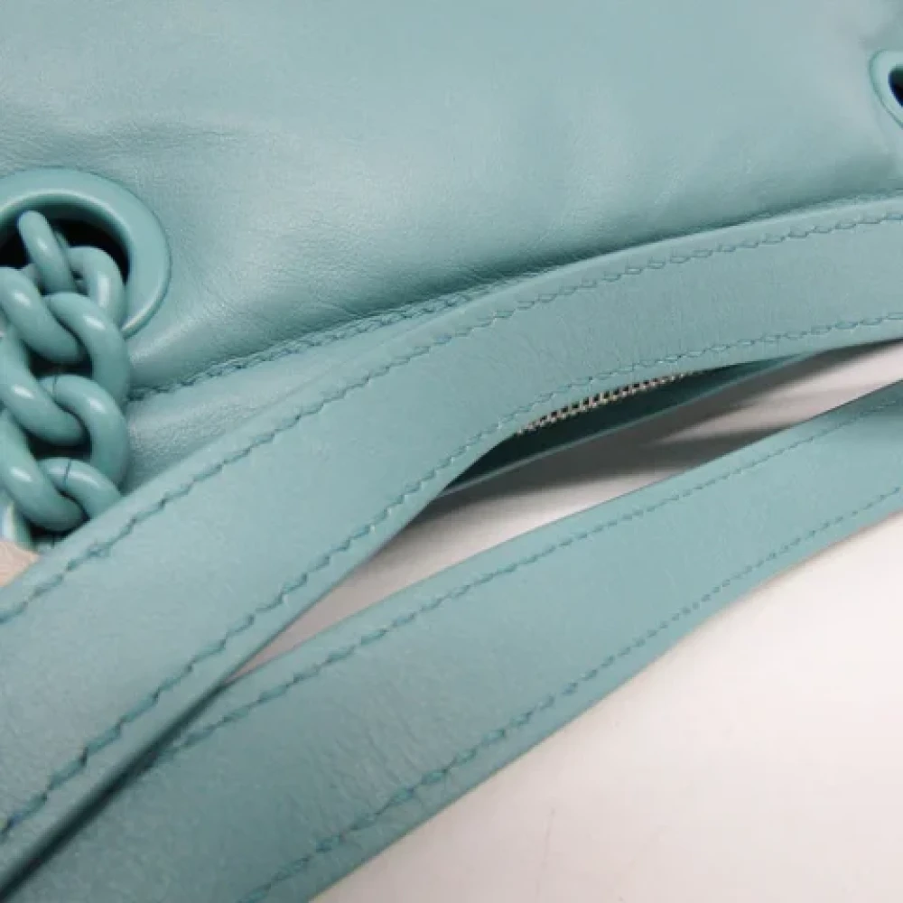 Salvatore Ferragamo Pre-owned Leather shoulder-bags Green Dames
