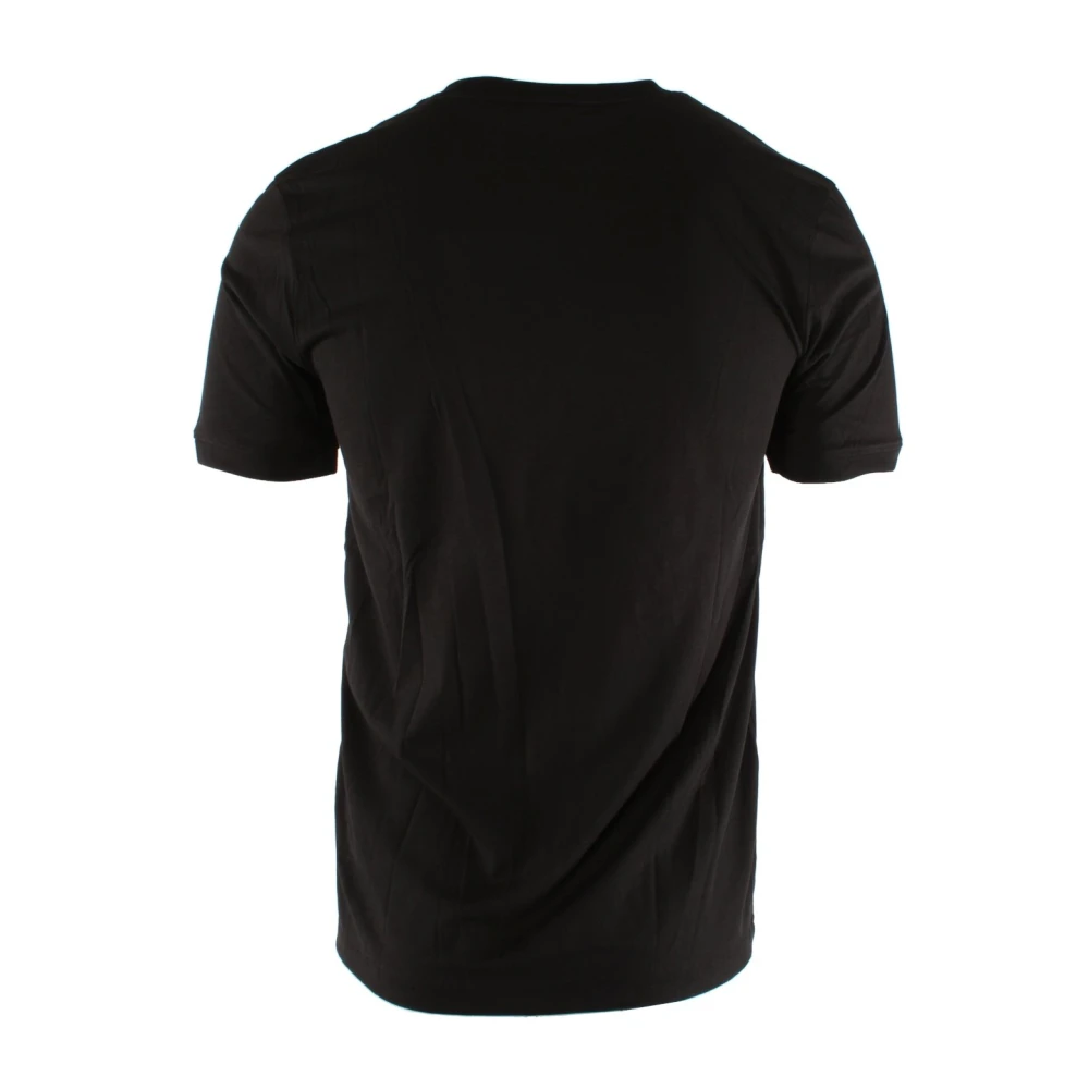 Hugo Boss Zwart Katoenen T-shirt voor Heren Black Heren