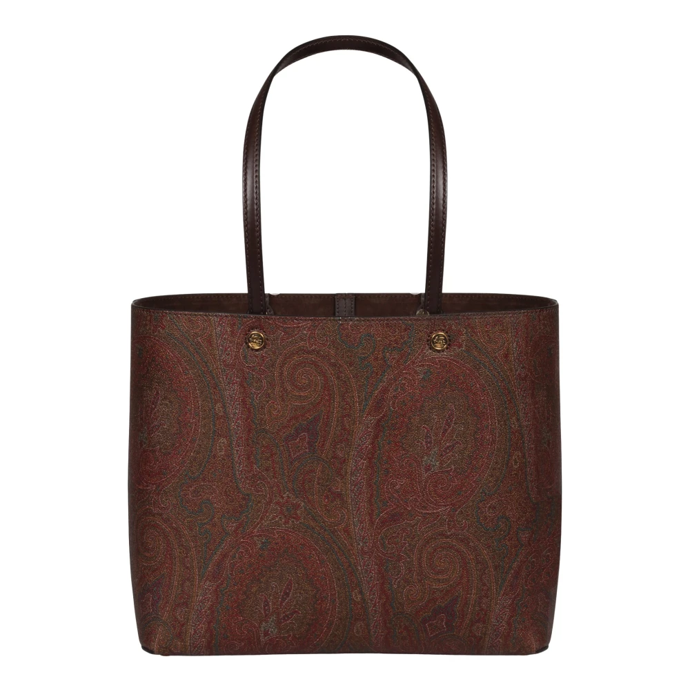 ETRO Iconische Paisley Jacquard Winkelmand Brown Dames