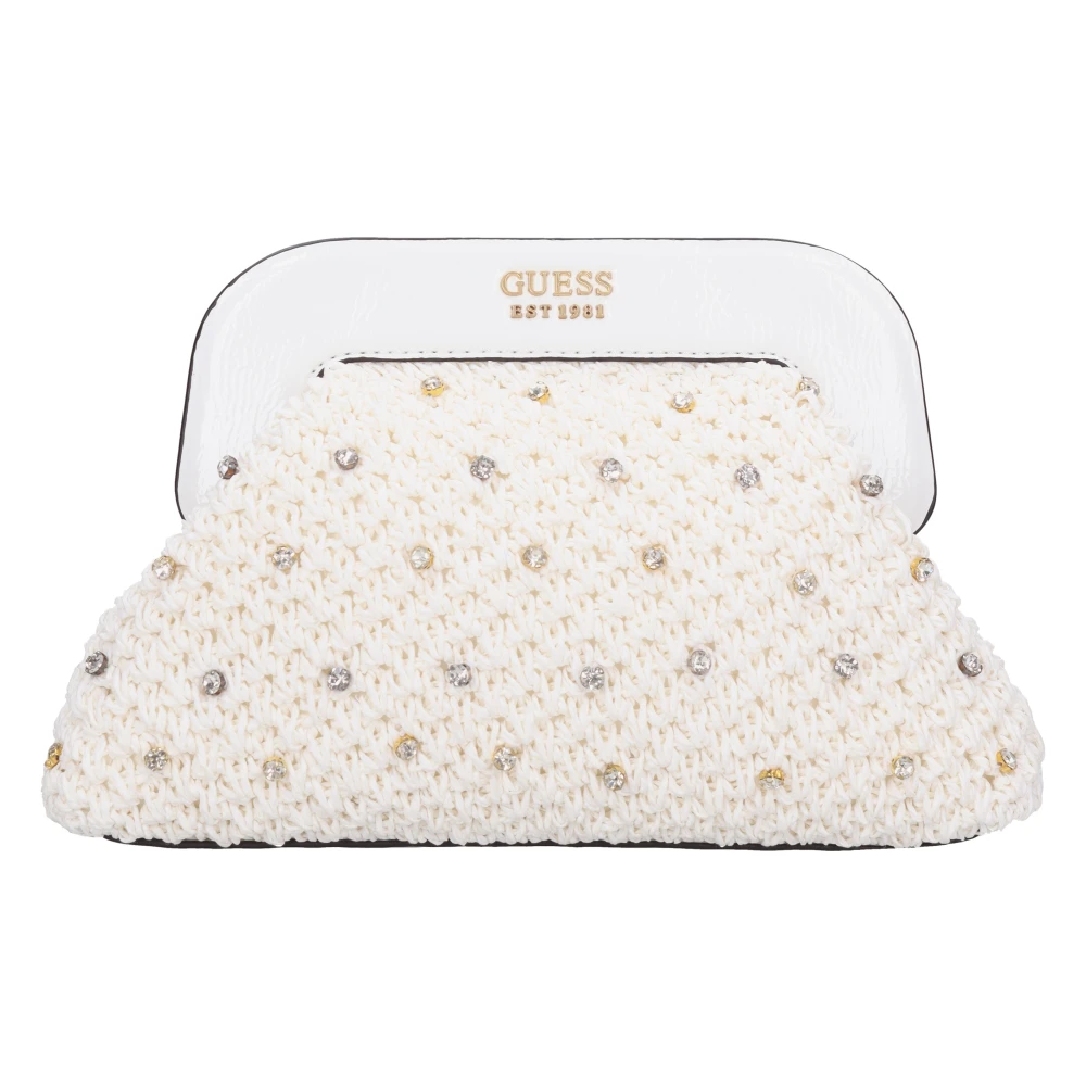 Guess - Bags > Clutches - White - Guess - Modalova