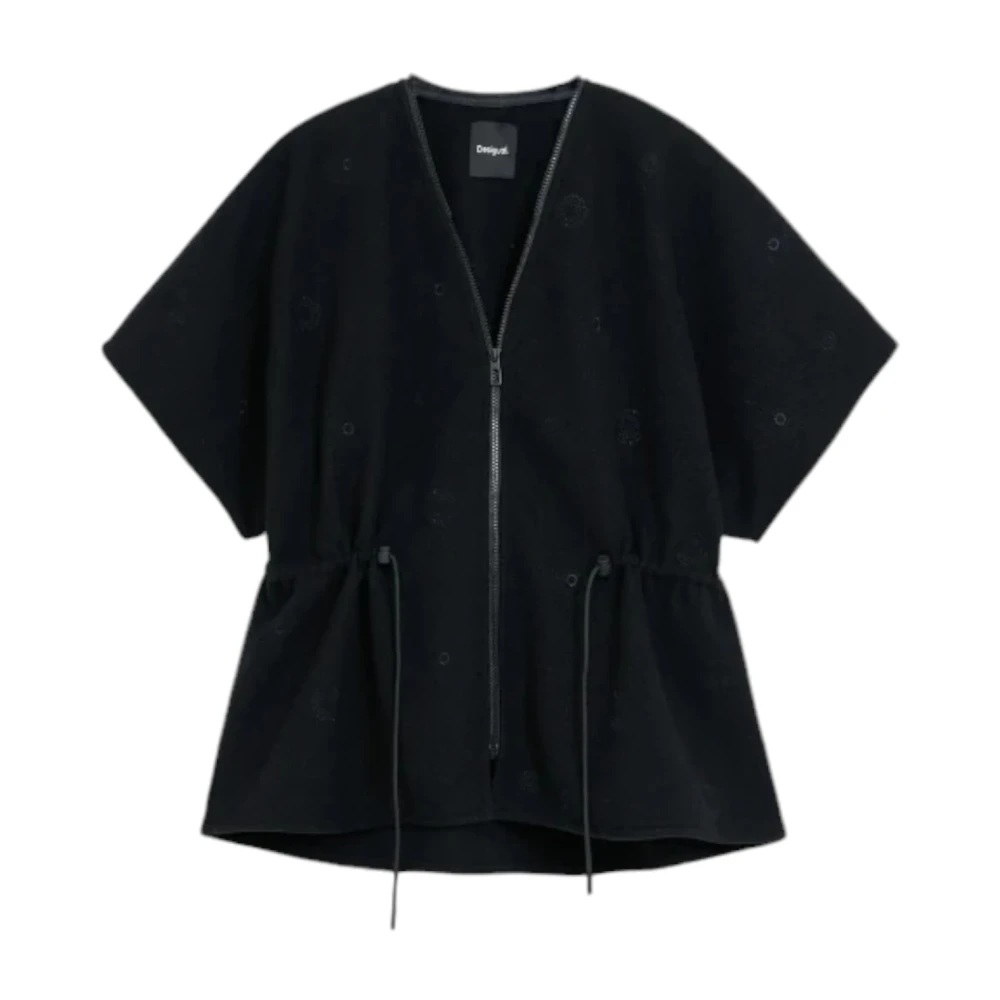 Desigual Dames Poncho Avalon Richmond Black Dames