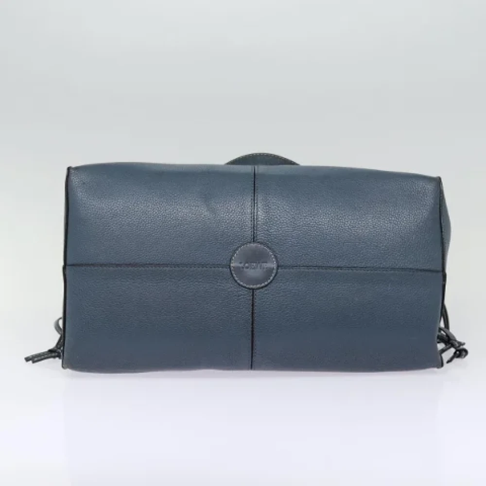 Loewe Pre-owned Leather totes Blue Dames