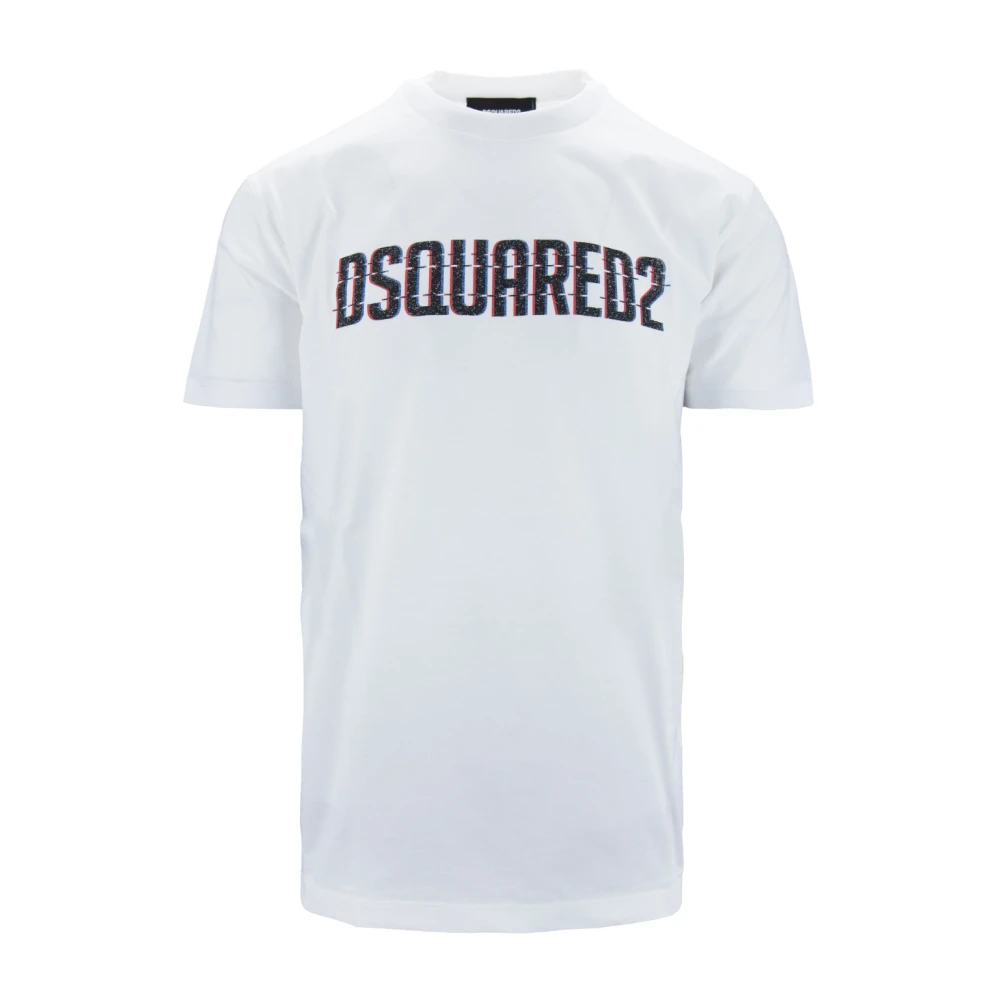 Dsquared2 White Men's Slip-On T-Shirt - Male - T-Shirts - S - Tops