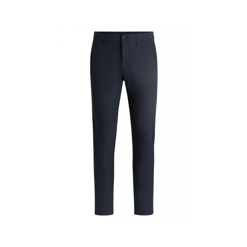 Boss Uomo Blu Scuro Pantaloni Slim Fit - Immagine 3