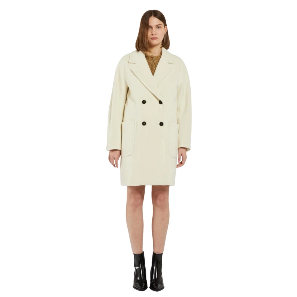 Marella Stijlvolle Jas voor Vrouwen Beige Dames