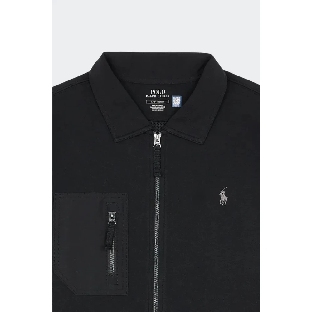 Polo Ralph Lauren Zwart Katoen Polyester Regular Fit Jas Black Heren