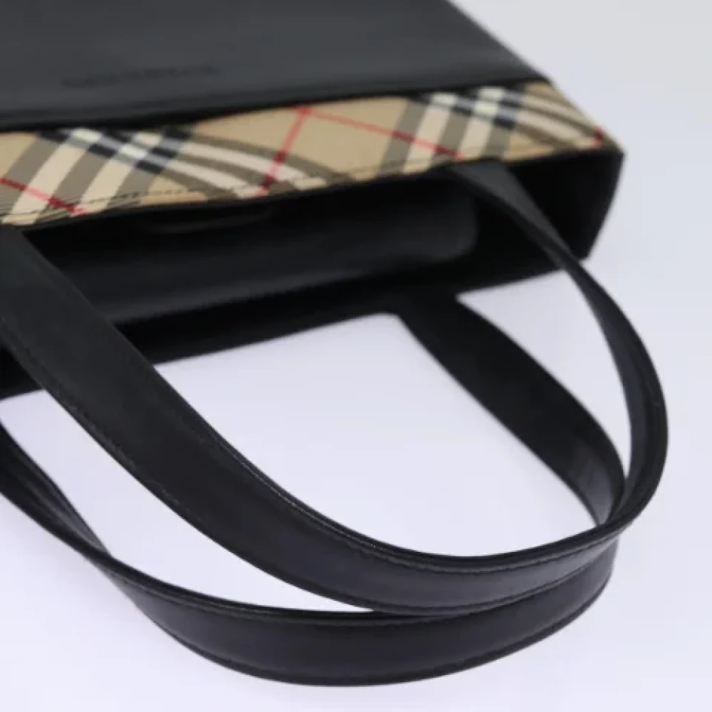 Burberry Vintage Pre-owned Fabric handbags Black Dames