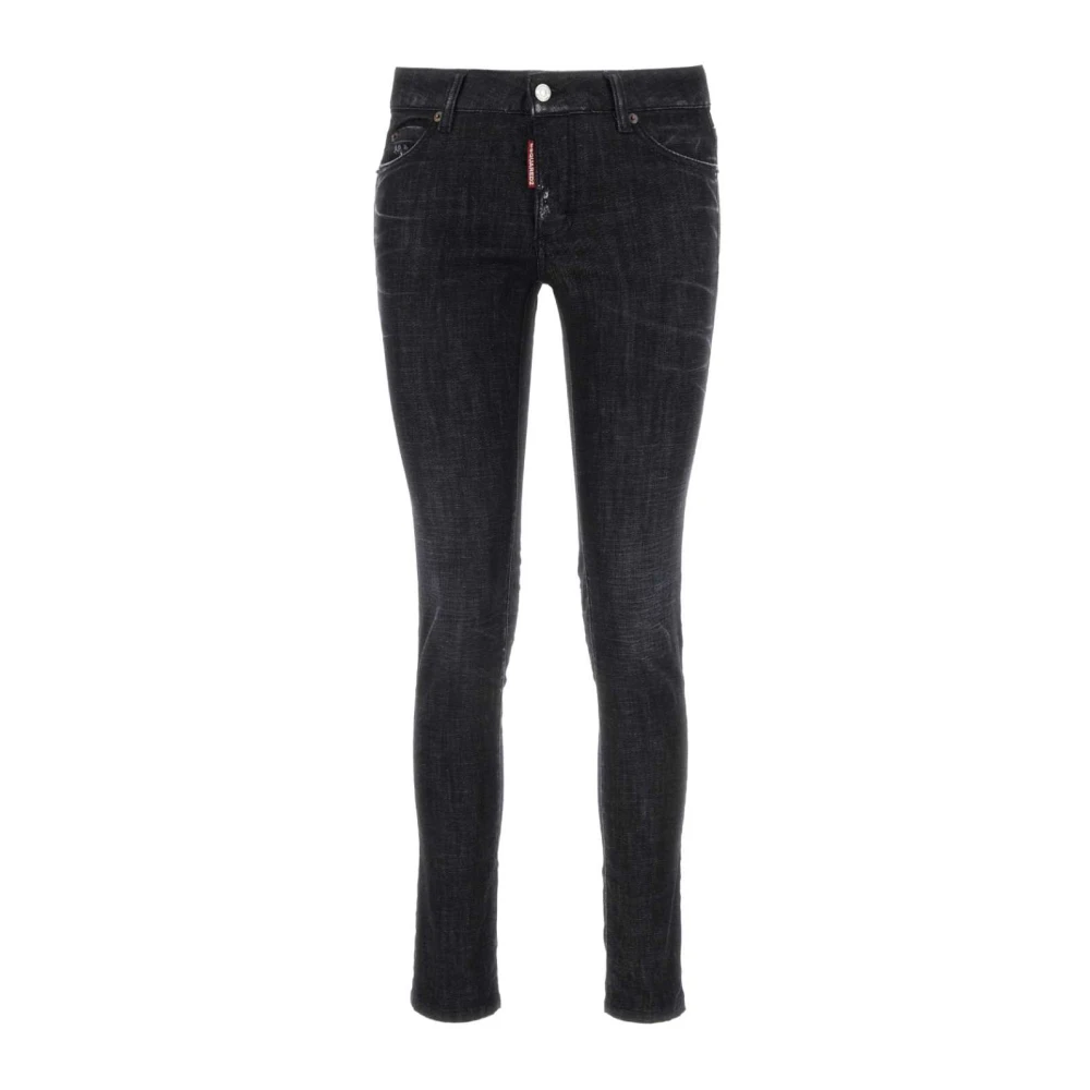 Dsquared2 Stretch Zwarte Jennifer Jeans Black Dames