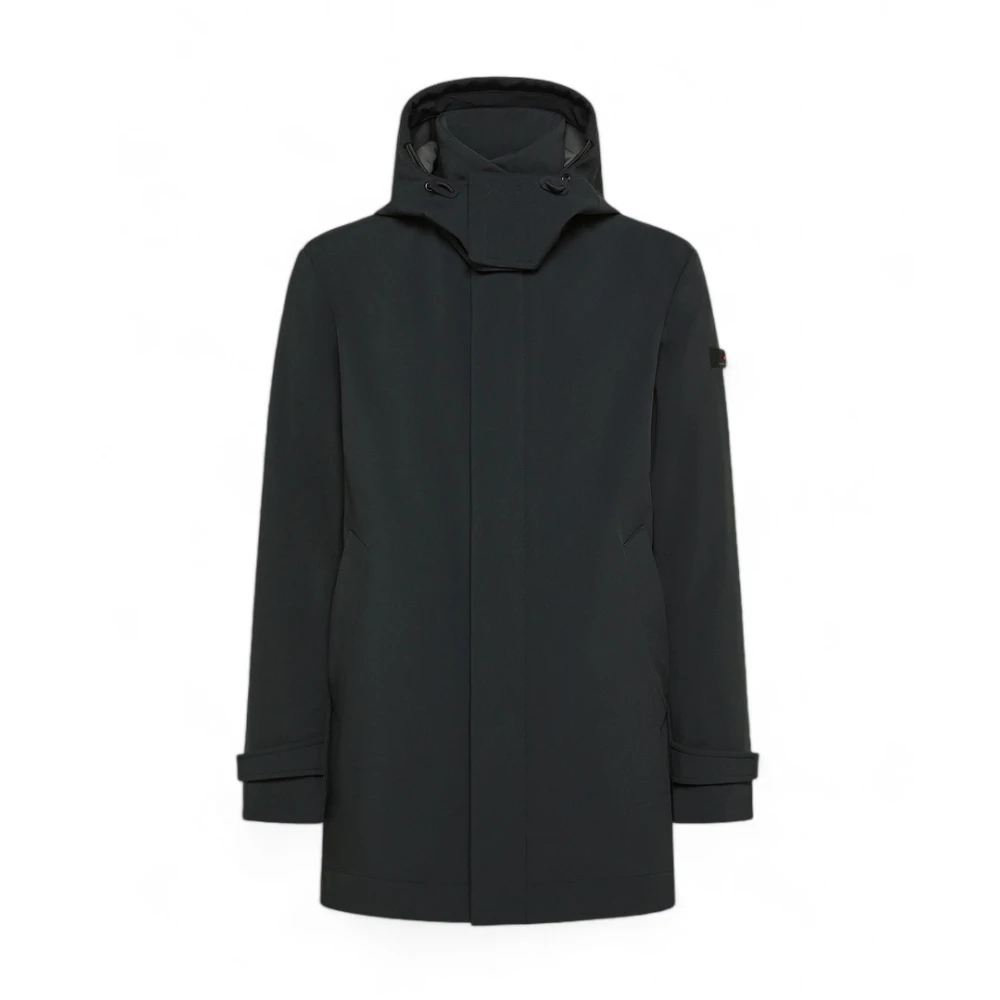 Peuterey Men's Black Parkas,, Polyester Puffer And Parka Jacket Medium