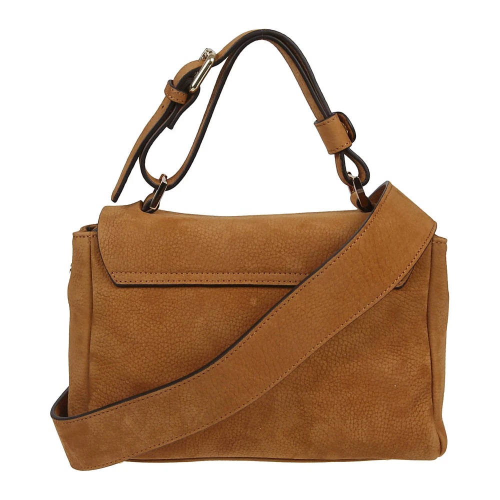 Avenue 67 Bruine Leren Tas Gemaakt in Italië Brown Dames