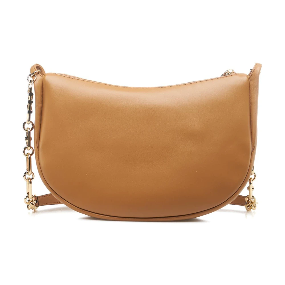 Michael Kors Schoudertas van kalfsleer Beige Dames