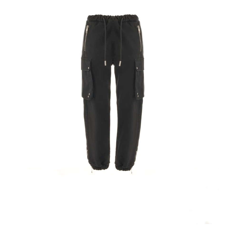 John Richmond Cargo broek met trekkoord Black Heren