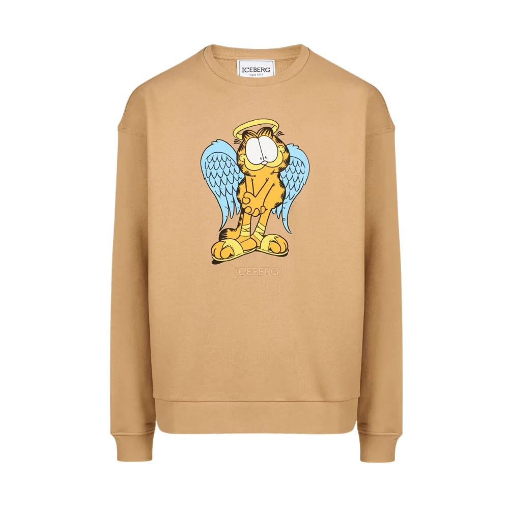 Iceberg Sweatshirt met Garfield ontwerp Brown Heren