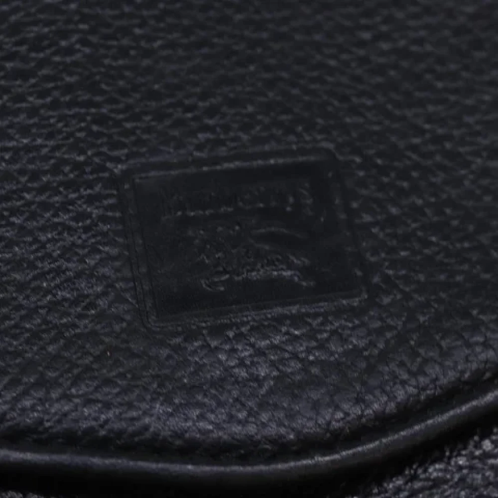 Burberry Vintage Pre-owned Leather shoulder-bags Black Dames