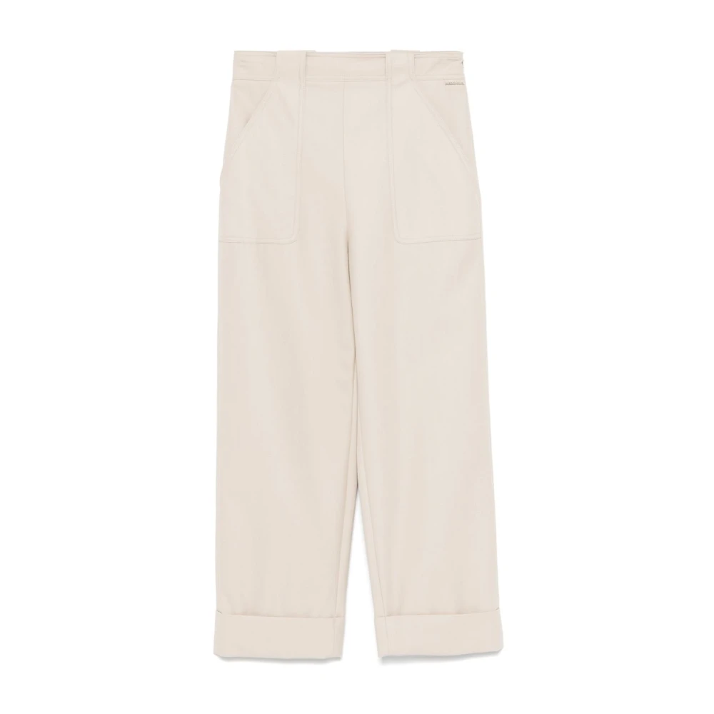 Max Mara Beige Broek voor Vrouwen Beige Dames
