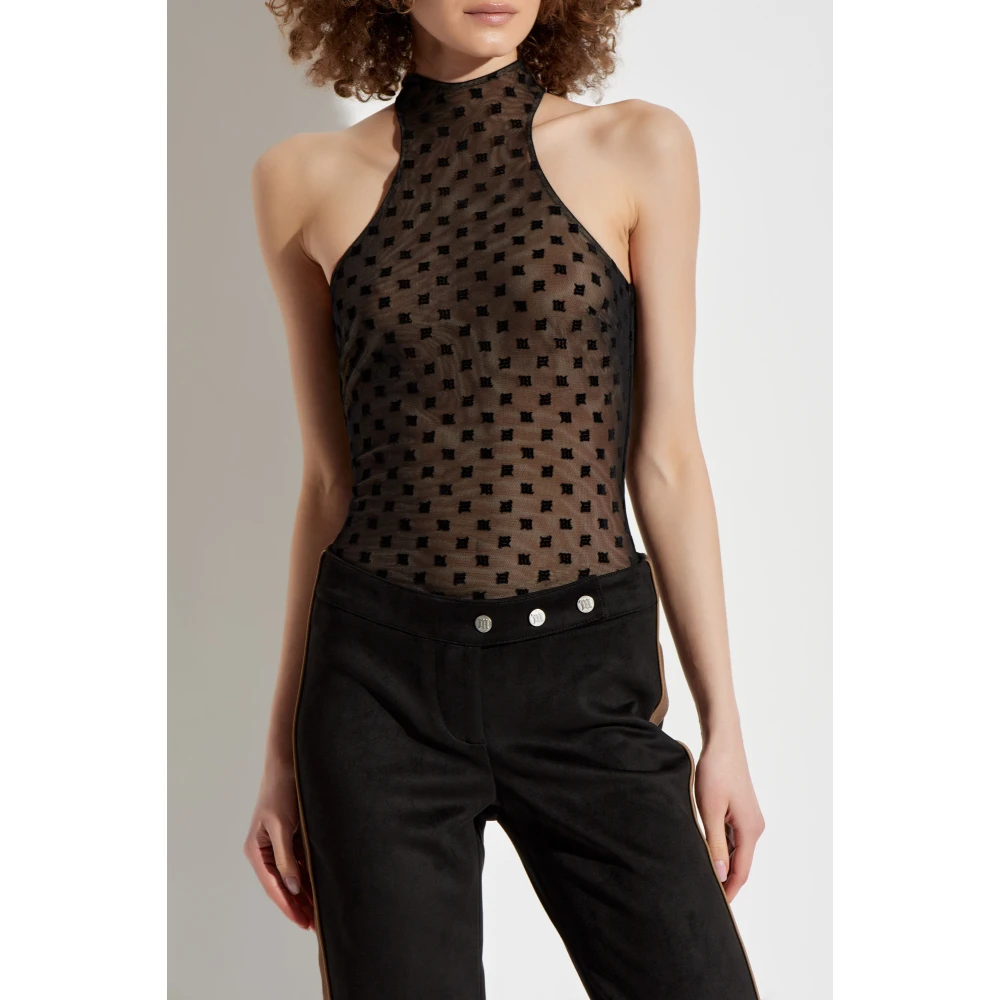 Misbhv Mouwloze top Black Dames