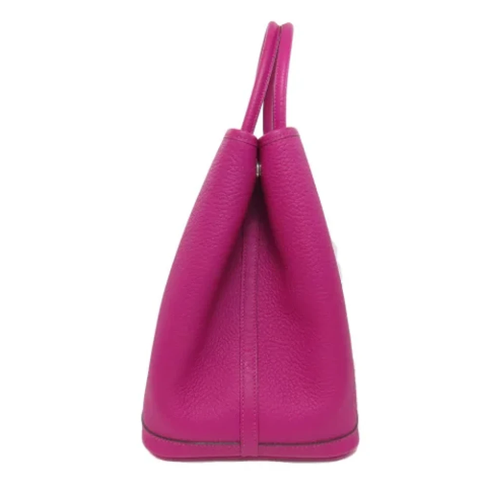 Hermès Vintage Pre-owned Leather handbags Pink Dames