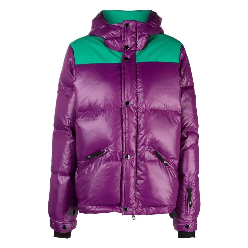 J.lindeberg Purple Winter Jackets, Female, Xs, Puffer Down Jacket