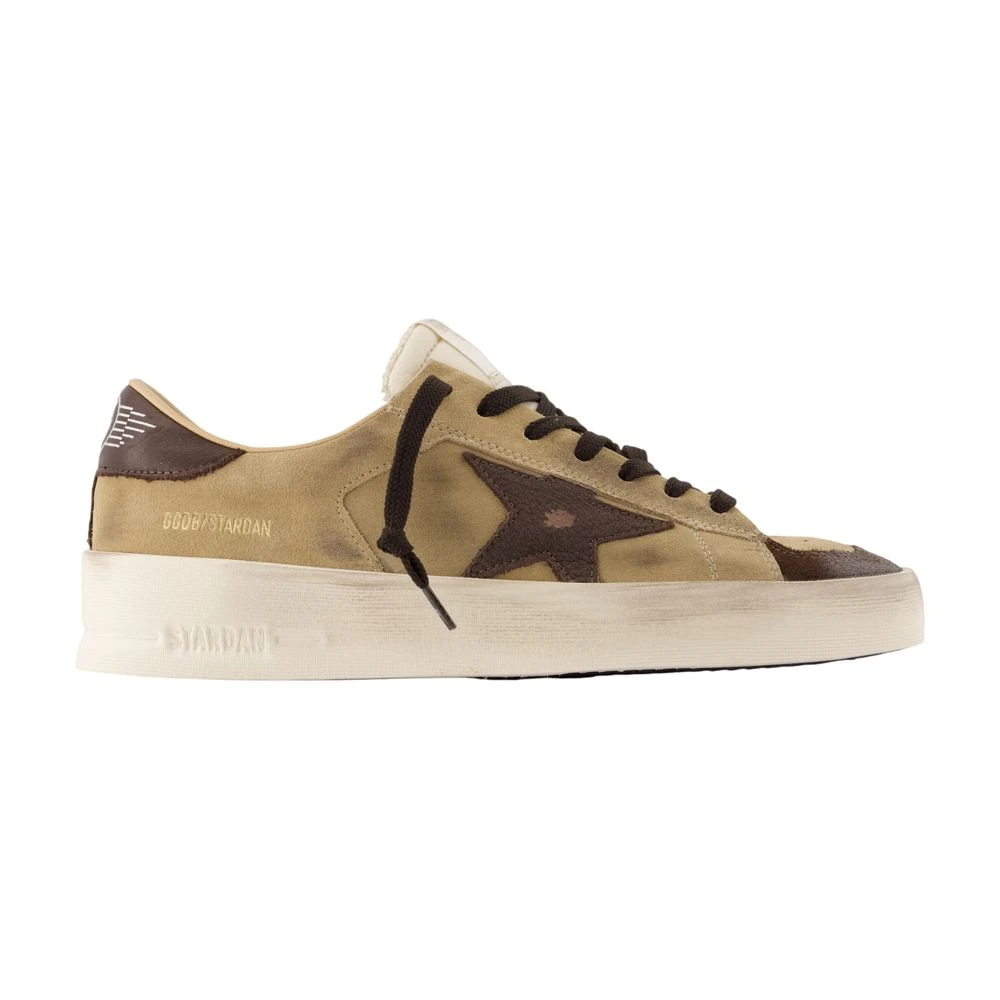 Golden Goose Stardan Trainers - Deluxe Brand - Leather - Brown - Male - Sneakers - Brown - 7 Uk - Shoes