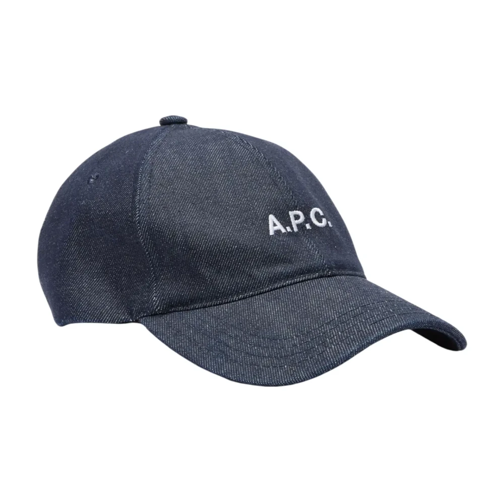 A.p.c. Unisex Blue Charlie Baseball Cap - Hats & Caps - 56 Cm - Accessories