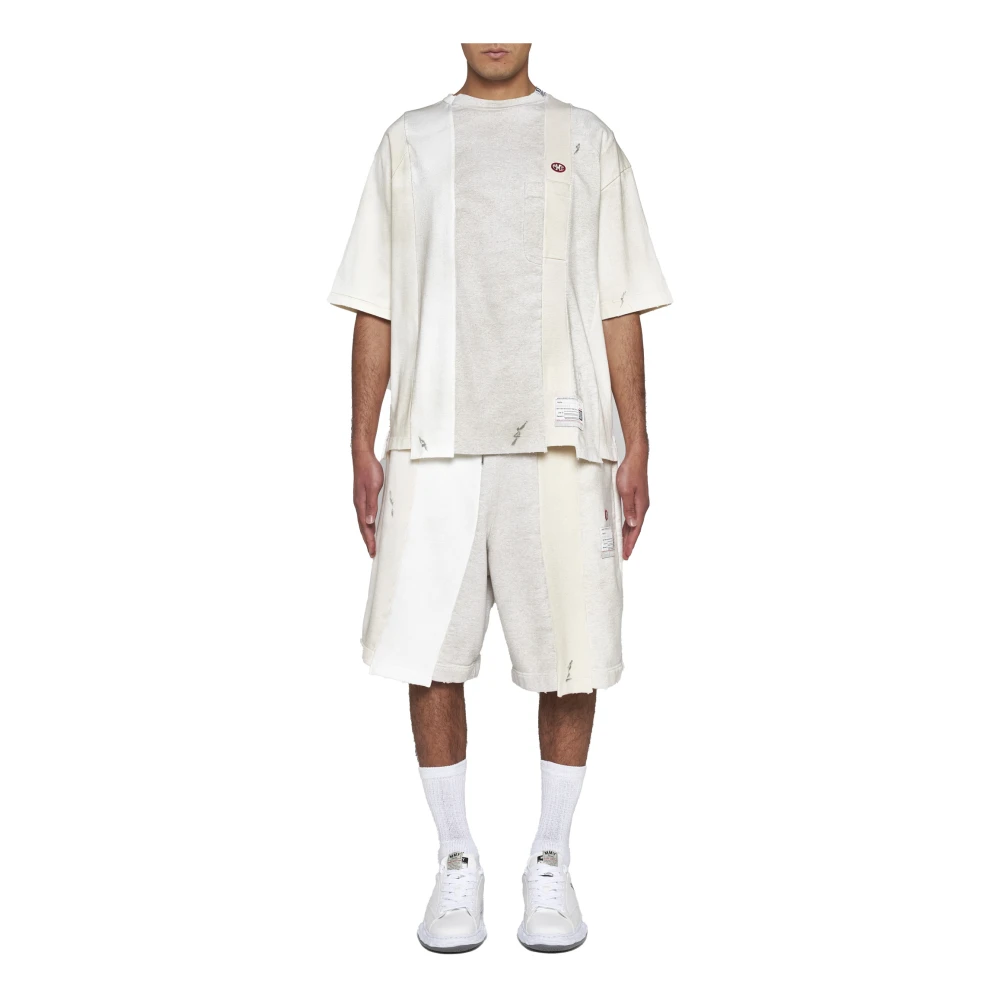 Mihara Yasuhiro Witte Shorts voor Mannen Multicolor Heren