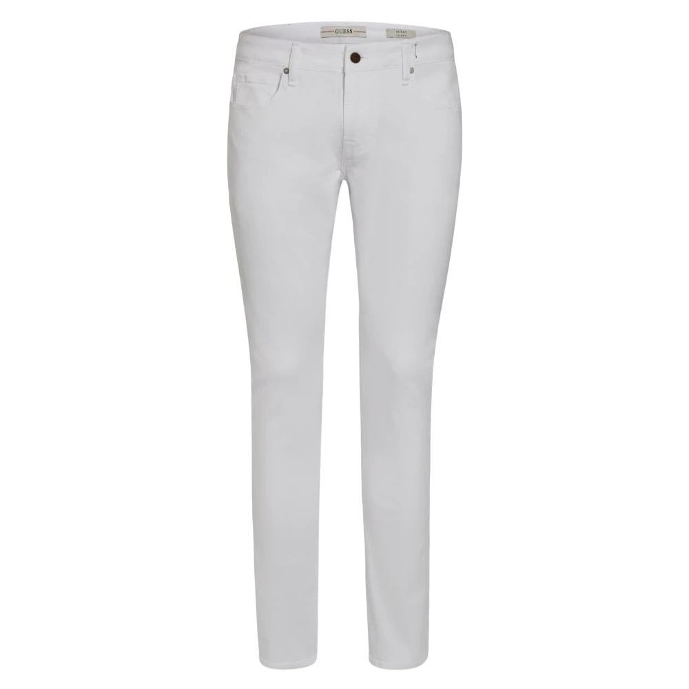 Guess Slim-fit Broek White Heren