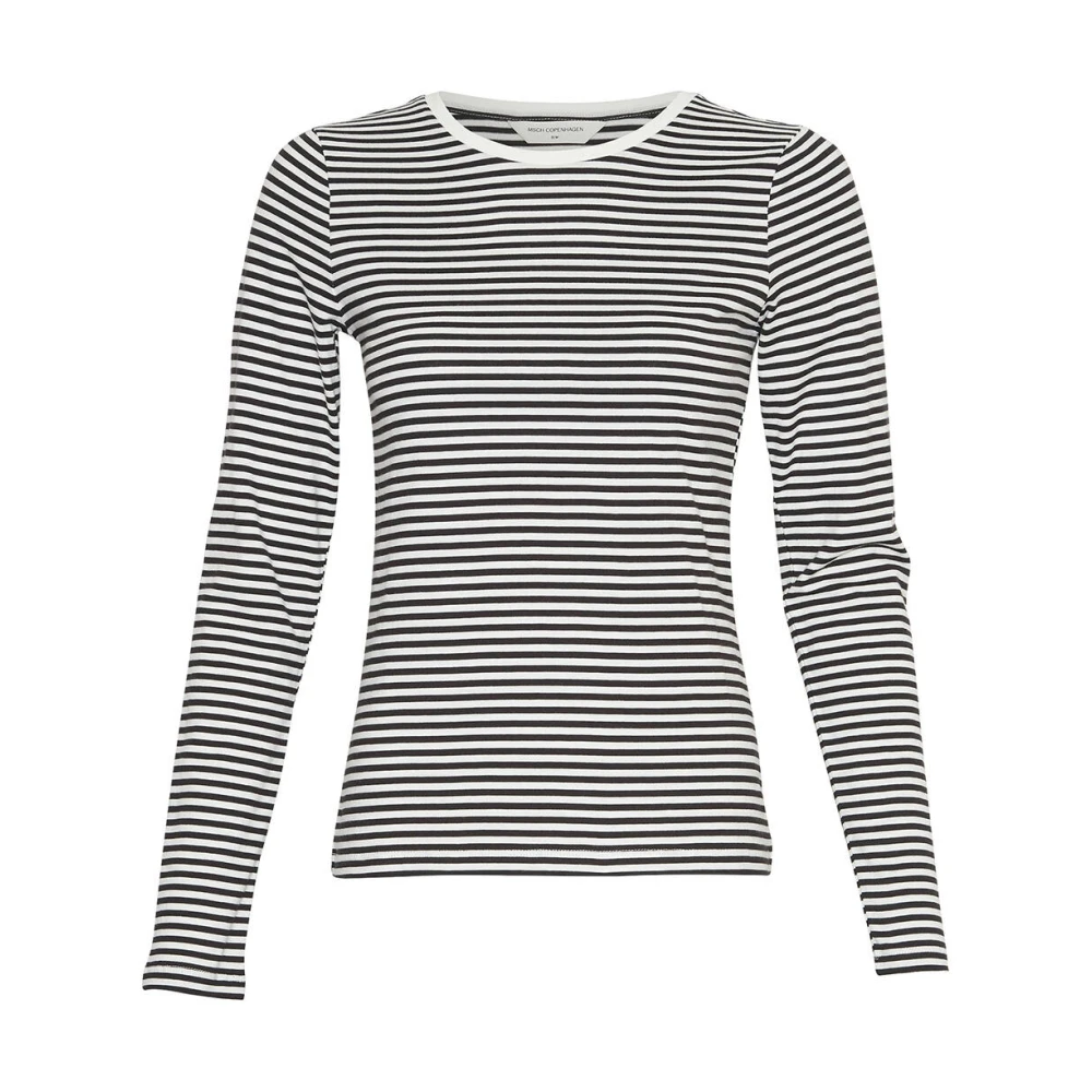 moss copenhagen Lange Mouw Top Gemma Stijl Beige Dames