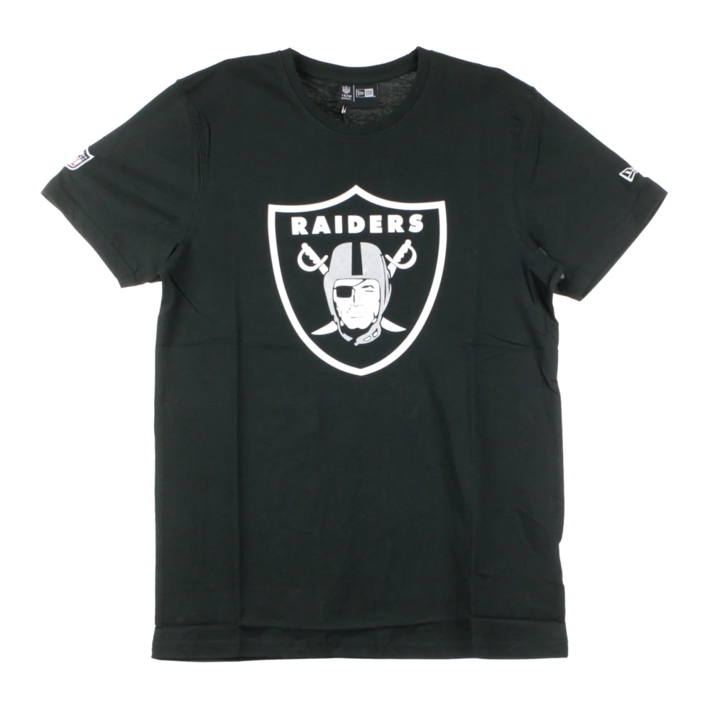New Era Men's Black Nfl Team Logo Tee