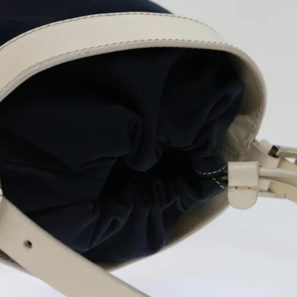 Fendi Vintage Pre-owned Canvas handbags Blue Unisex