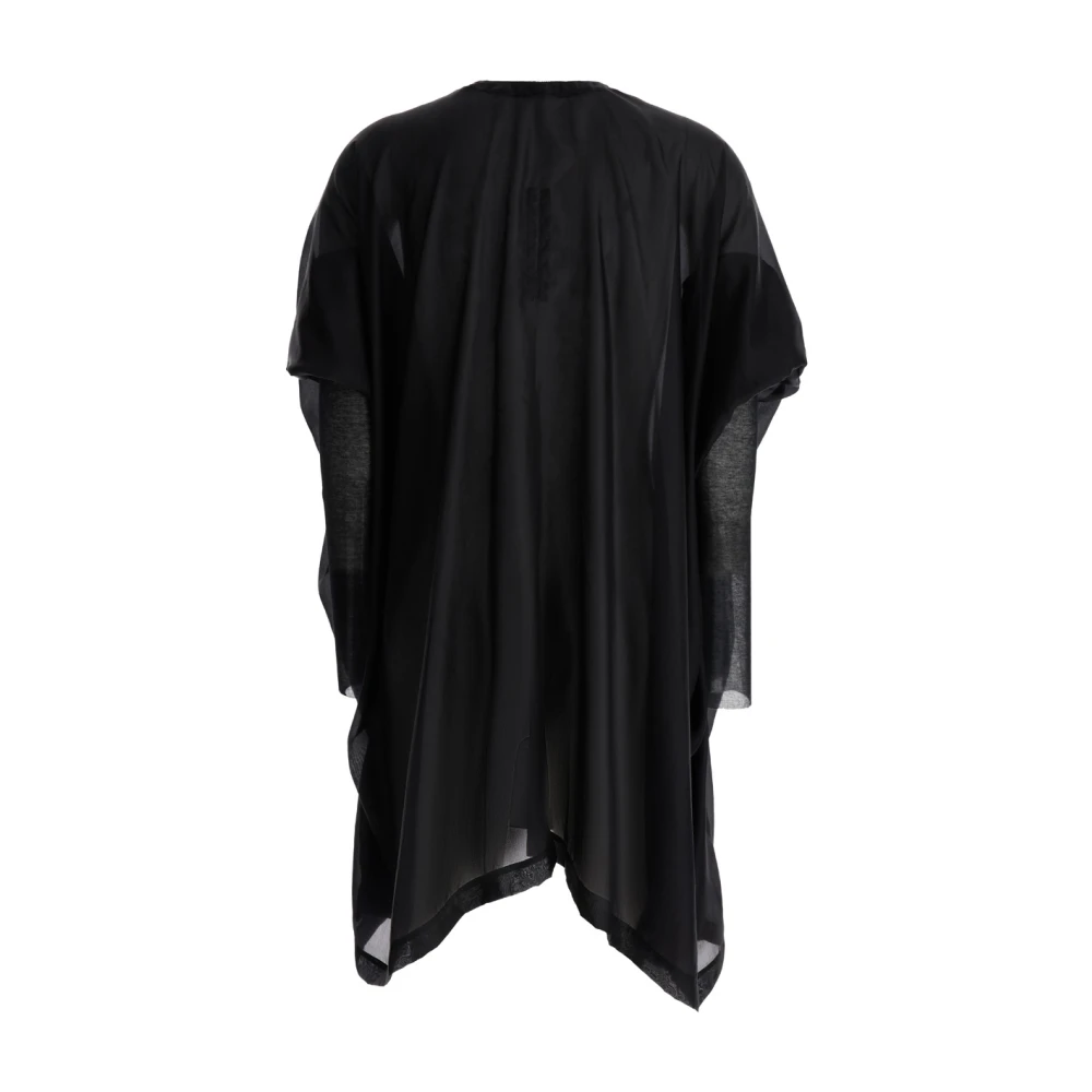 Rick Owens Zwarte Zero Shirt Black Dames