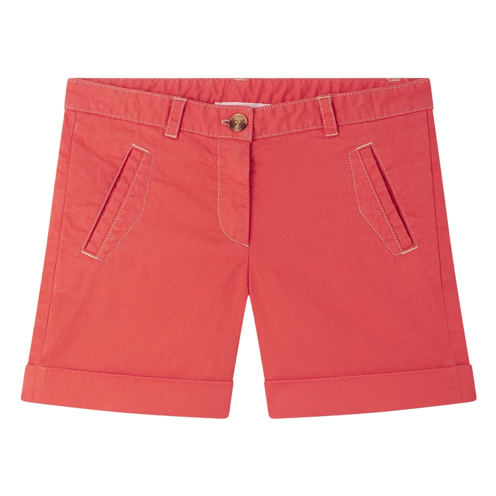 Bonpoint Girls Red Elista Shorts For