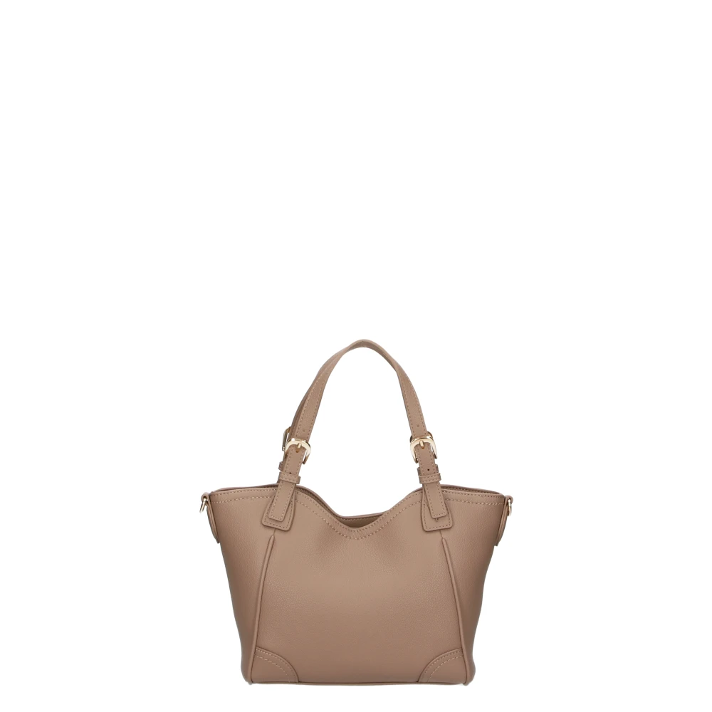 Love Moschino Beige Handtas met Ritssluiting Beige Dames