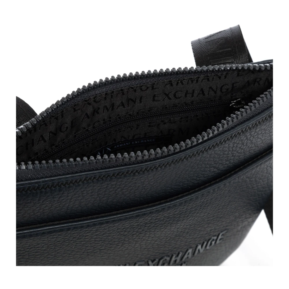 Armani Exchange Stijlvolle Crossbody Tas met Verstelbare Band Blue Heren