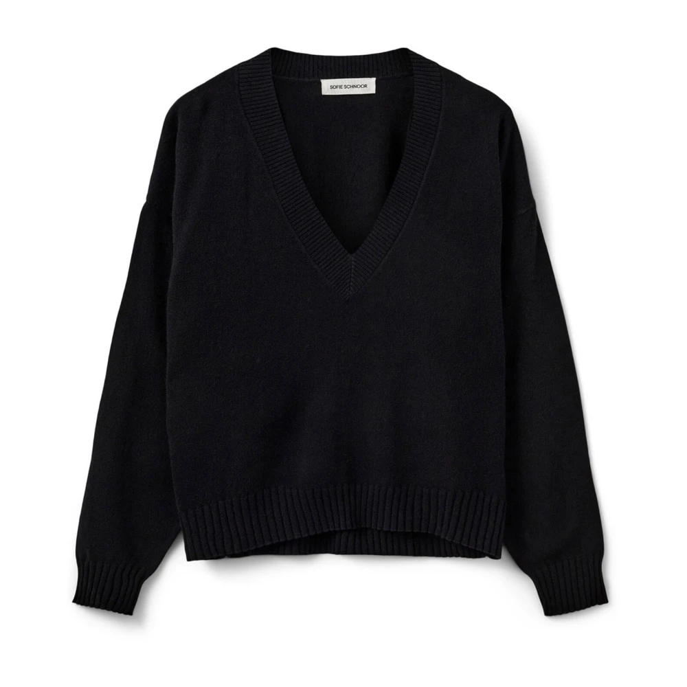 Sofie Schnoor Women's Black Edensw Wool Jumper Large