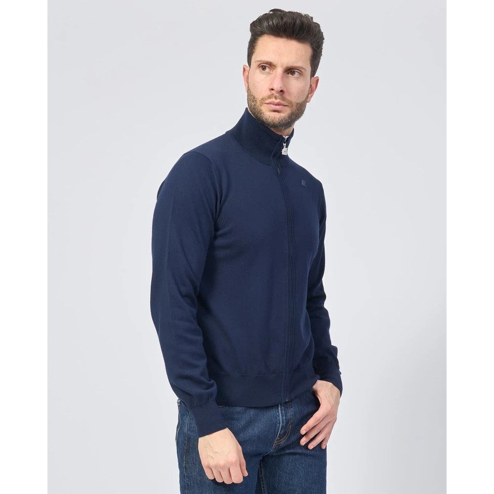 K-way Blauwe coltrui Blue Heren
