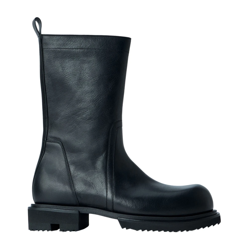 Rick Owens Creeper Elastic Boots - Male - High Boots - Black - 7 Uk - Shoes