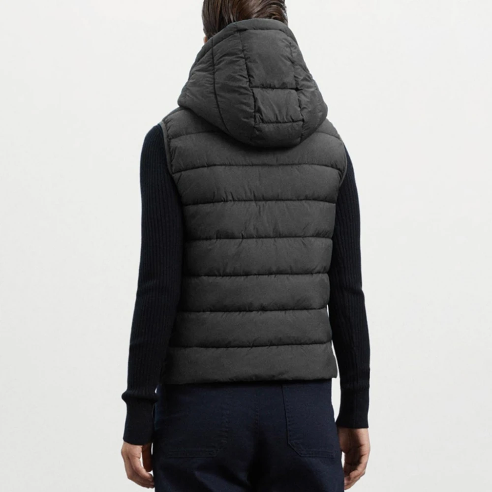 Ecoalf Vest voor Mannen Black Dames