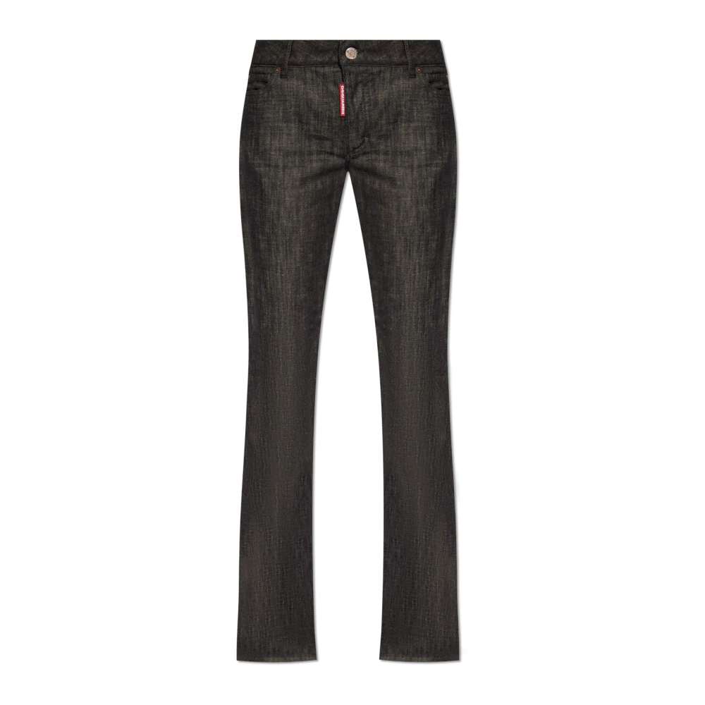 Dsquared2 Women's Black Flared Jeans,, Flare Jeans 2XS
