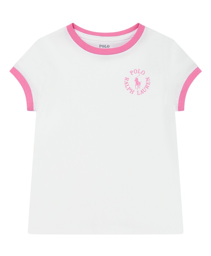 meisjes-logo-print-t-shirt-in-wit