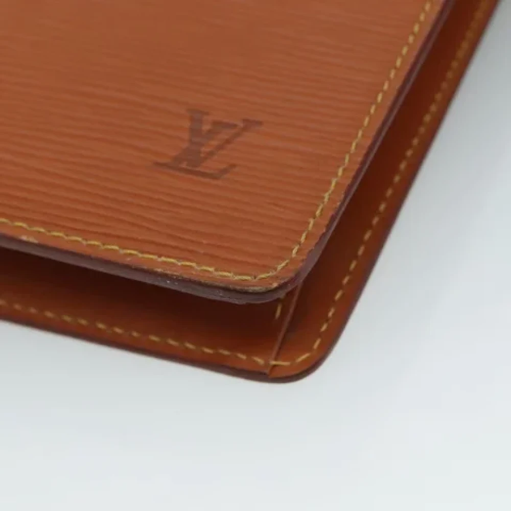 Louis Vuitton Vintage Pre-owned Leather clutches Brown Dames