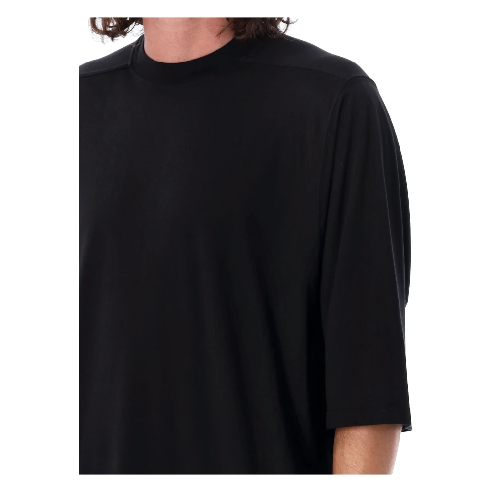 Rick Owens Zwarte Jumbo T-shirt Aw24 Black Heren