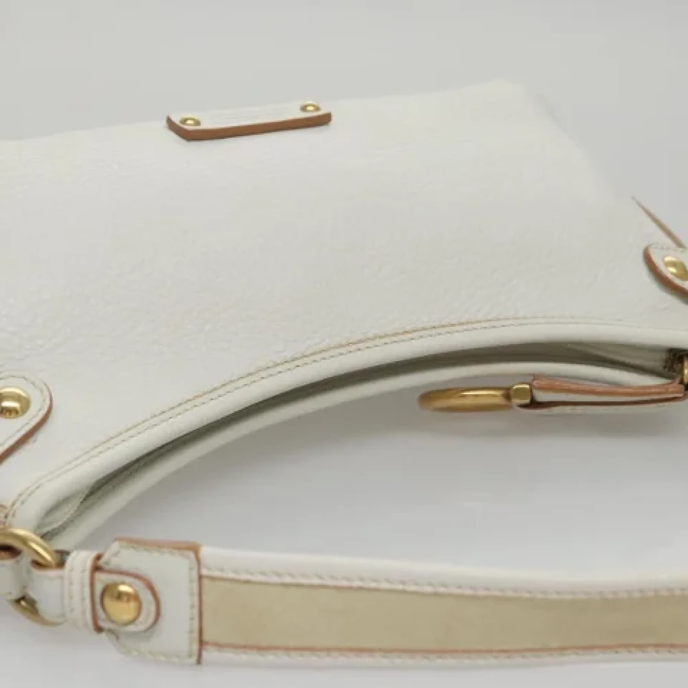 Salvatore Ferragamo Pre-owned Leather shoulder-bags White Dames