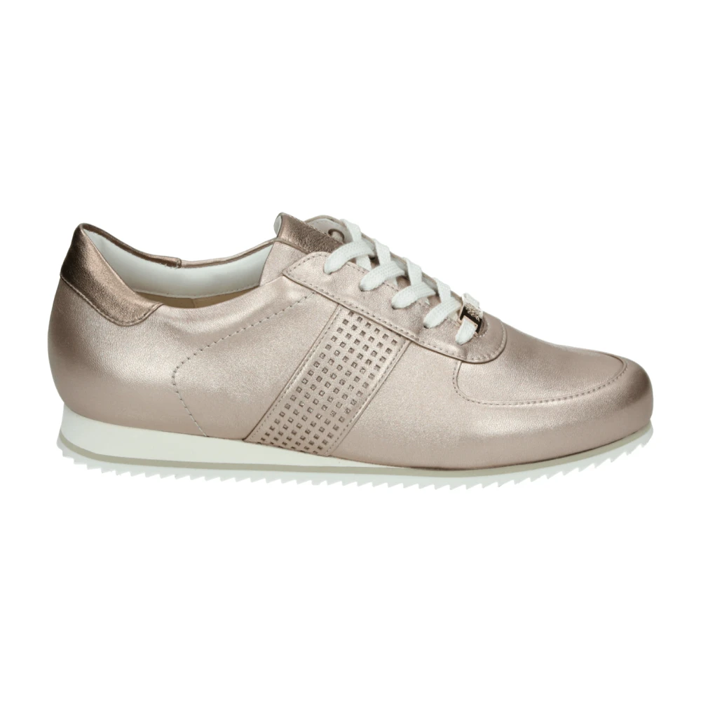 Hassia Sportieve Lage Damesschoenen Brons Dames Schoenen Grijs