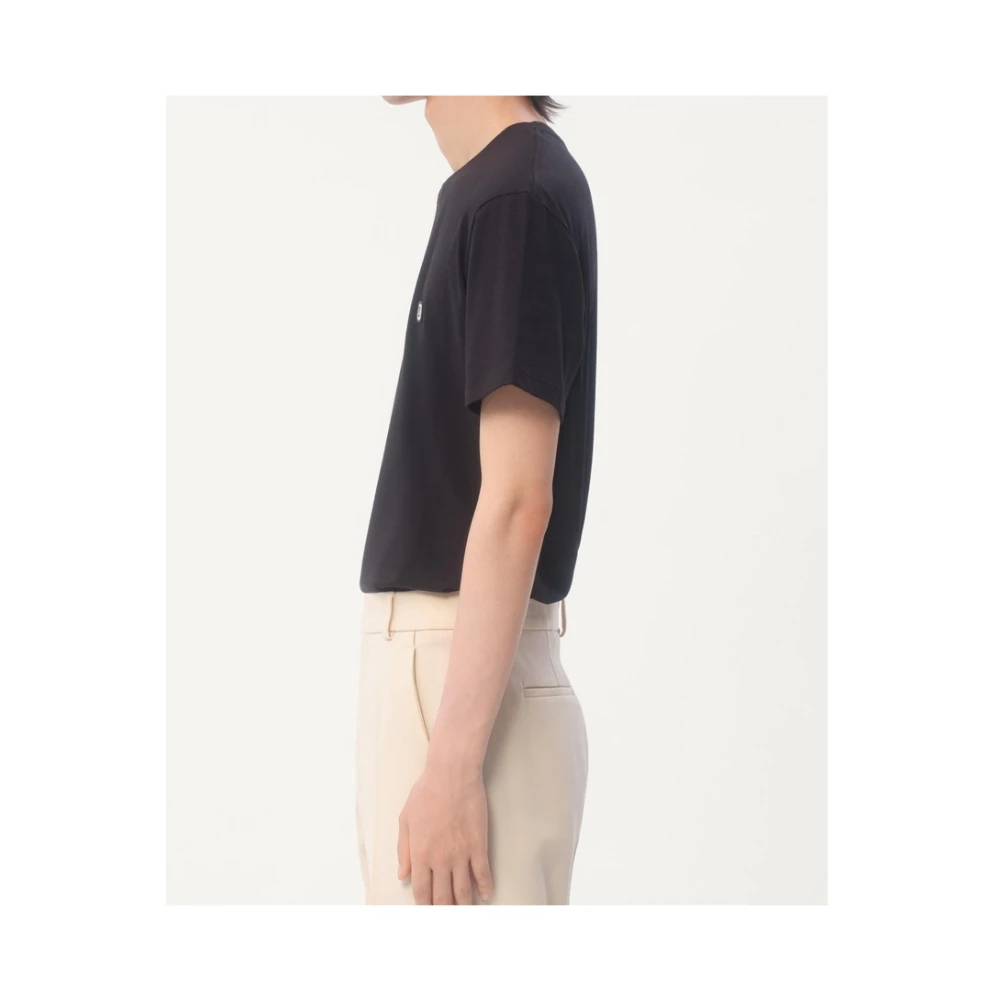 Valentino Katoenen VLogo Patch Polo Shirt Black Heren