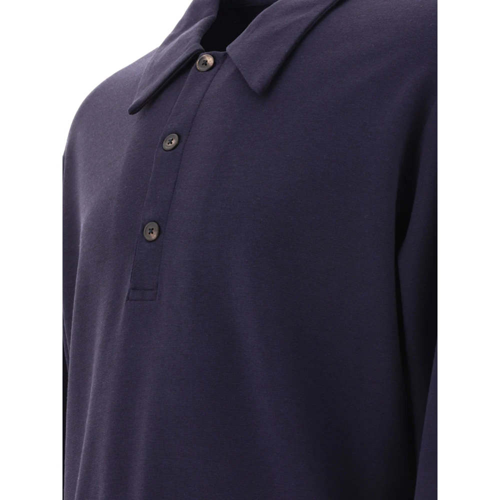 Our Legacy Polo Shirts Blue Heren
