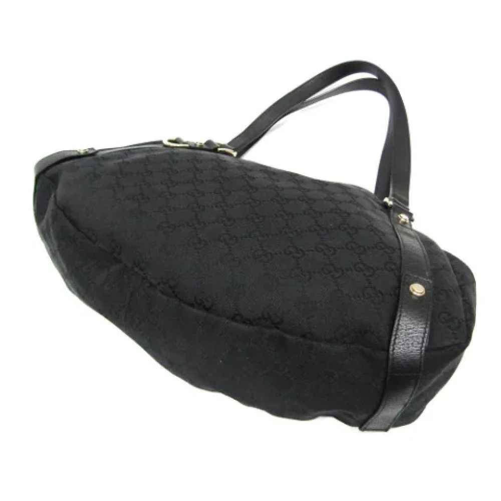 Gucci Vintage Pre-owned Canvas totes Black Dames