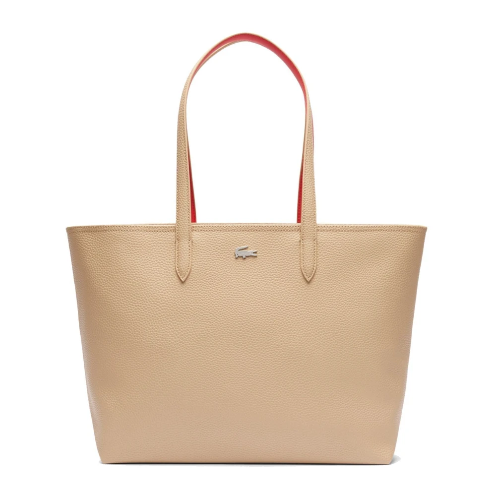 Lacoste Dragkedja Anna Väska Beige, Flicka